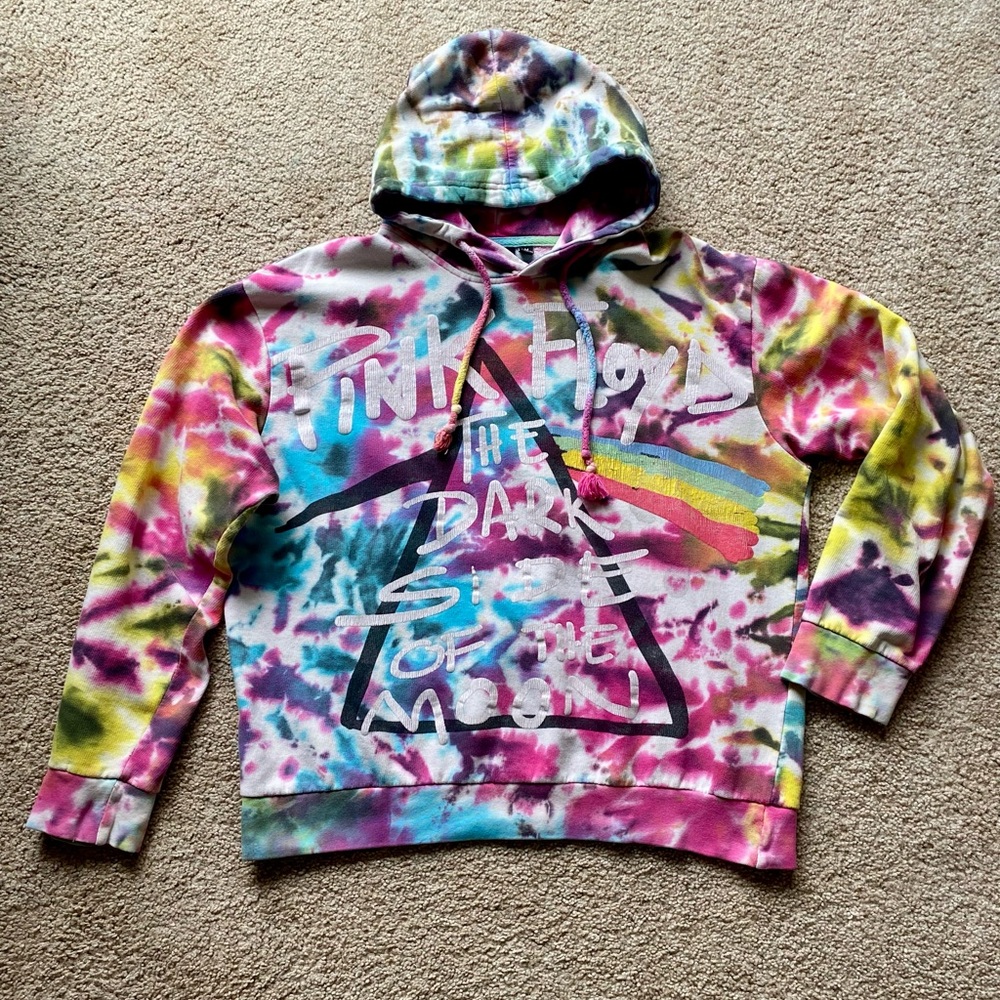 Pink Floyd Dark Side of the Moon Tie Dye Hoodie